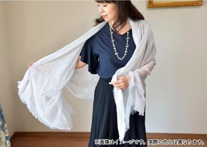 やわらかストール「オリジナル大判」桜色　約100×185cm