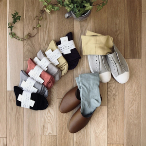 鈴木靴下 締め付けない 靴下(23~25cm):ブラック レディース 日本製 米ぬか