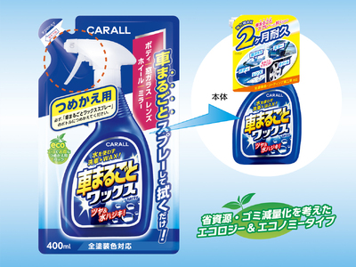 車まるごとワックススプレーつめかえ用 晴香堂 HARUKADO