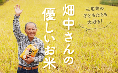 【6回定期便】減農薬 特別栽培米 畑中さん ひのひかり 玄米 10kg ヒノヒカリ 奈良県三宅町