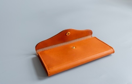 長財布(栃木レザー):ブラック