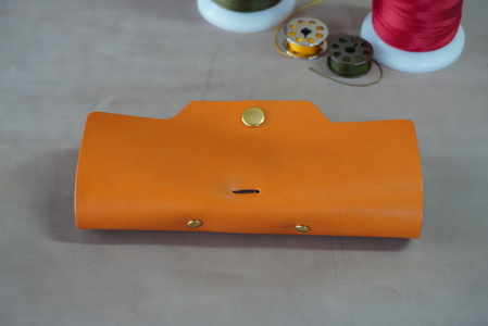 メガネケース 栃木レザー 牛革 日本製 レザー 天然皮革 眼鏡ケース 人気 おすすめ:キャメル