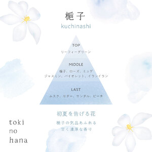 トキノハナ リードディフューザー クチナシ の 香り 晴香堂 ルームフレグランス 芳香剤 インテリア