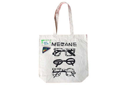 オリジナル 手刷り トートバッグ(めがね)エコバッグ 雑貨 大きめ A4 かわいい 10,080円