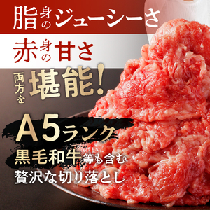 【6回定期便】 厳選 ! 国産 牛肉 切り落とし 400g 小分け 真空パック (200g×2)
