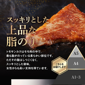 国産牛 トモサンカク （2人前） ステーキ 和牛 牛肉 冷蔵 肉 国産 おすすめ お取り寄せ ギフト プレゼント