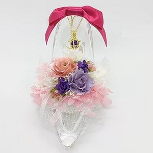 プリザーブドフラワー fleur misakiのガラスの靴シリーズ 「シンデレラ