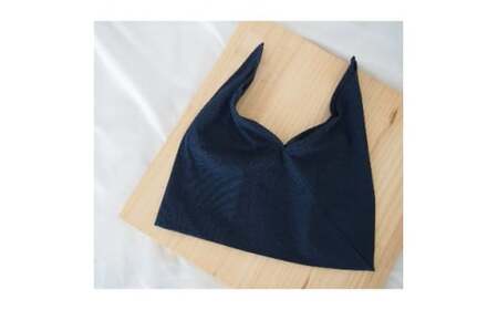 あづま袋 Sサイズ 1セット カラー 紺 お弁当袋に。 ／ Maco エコバッグ 風呂敷 手ぬぐい 奈良県 田原本町