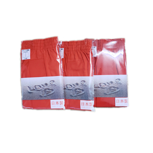 トランクス 赤 ＬＬサイズ ３枚 ／ 稲田布帛工業所 赤色 赤い 日本製 メンズ 紳士 パンツ 下着 還暦祝い 綿100% 前開き 赤パンツ 奈良県 田原本町