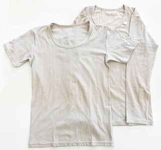 メンズ パンフリー リラクシングウェア半袖Tシャツ＆長袖Tシャツ セット ホワイト ／ まちづくり観光振興機構 下着 インナー 奈良県 田原本町