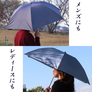 男女兼用雨傘 超軽量ミニ傘 136402 転写プリント デニム柄 日本製 グレー ／ まちづくり観光振興機構 常時携帯 コンパクト 奈良県 田原本町