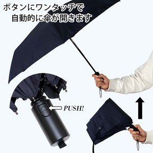 メンズ 晴雨兼用傘 折りたたみ 392302 ミラトーレ 超撥水 無地 日本製 ネイビー / まちづくり観光振興機構 折りたたみ ファインデニール 全天候型 通勤 通学 軽量 奈良県 田原本町