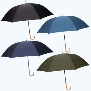 メンズ雨傘 長傘 322302 無地 70cm ミラトーレ 超撥水 ジャンプ 日本製 ブラック / まちづくり観光振興機構 ワンタッチ 通勤 通学 ロングサイズ 竹製ハンドル 奈良県 田原本町