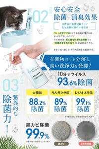 ペットに使える除菌消臭剤 ペットのトイレやペットの飲み水に 大和バイオリキッド（詰め替えセット） / ペット用品 化学物質無添加 無香料