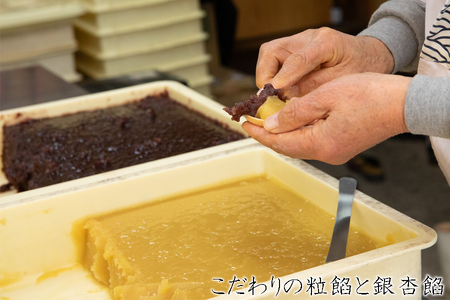 お葉つきいちょうぎんなん最中15個入り