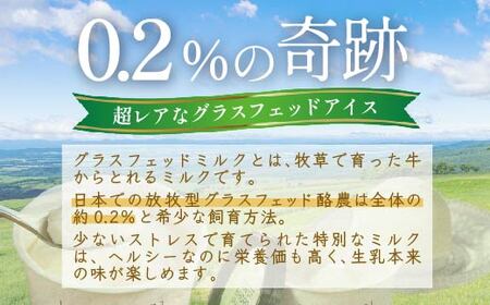 北海道美幌峠牧場のグラスフェッドアイス（プレーン） 110ml 12個入り BHRP001