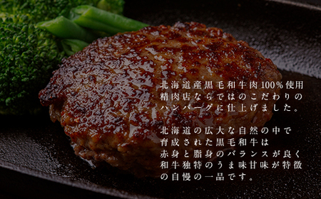 【定期便6ヵ月・隔月発送】北海道産黒毛和牛ハンバーグ120g×10個 BHRJ030