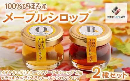 ミニサイズも新登場！100％びほろ「メープルシロップミニ」2種セット BHRG146