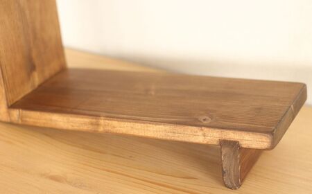 ブックスタンド(アンティークブラウン)【受注生産商品】BHRA014