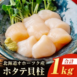 北海道オホーツク産 ホタテ貝柱 1kg【1352693】