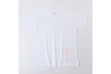 猿石Tシャツ ホワイト Mサイズ【1096245】 | 奈良県高取町 | ふるさと