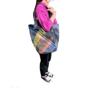 【なら・かんまき手織工房】”さをり”　織り体験　チューリップ型かばん　1点(1名様)【1363778】