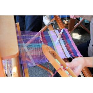 【なら・かんまき手織工房】”さをり”　織り体験　チューリップ型かばん　1点(1名様)【1363778】