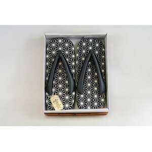 信貴毘沙門亀甲底 3D麻の葉天雪駄(BS黒W38GY)【1479555】