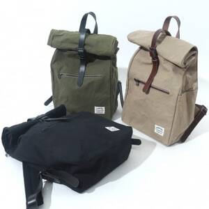 ALBERTON社の米軍帆布ARMY DUCKのロールバックパック コヨウテ色【1446259】