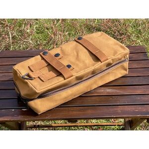 アルバートン社の米軍帆布で作ったツールボックス　カーキードラブ【1418574】