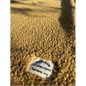 キャンプ・車中泊にアルバートン社の赤外線を吸収して発熱する難燃ボアで作るコットカバー(グレー)【1607369】