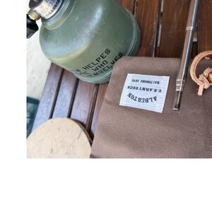 alberton社の米軍帆布armyduckのブッシュクラフト　ロールポーチ　ブリティッシュアーミー【1632322】