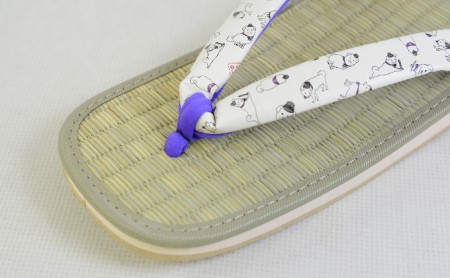 雪丸雪駄 ファッション 靴 シューズ  紳士用 白 8寸3分 25.0～25.5cm