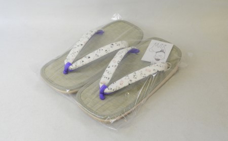 雪丸雪駄 ファッション 靴 シューズ  紳士用 白 8寸3分 25.0～25.5cm