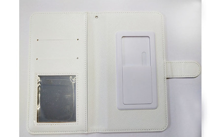 抗ウィルス！天平文様手帳型スマートフォンケース　Cデザイン　Lサイズ 小物 