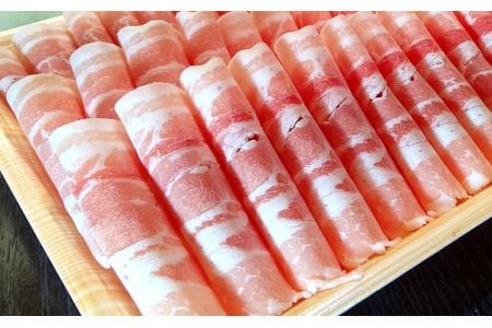 豚しゃぶ用 豚バラスライス1kg ヤマトポーク / 奈良県 豚肉 しゃぶしゃぶ バラ肉 / 豚しゃぶ