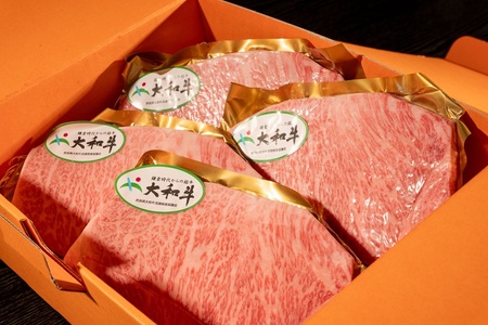 【12月24日決済完了分まで年内発送】大和牛　サーロインステーキ 200g×4枚  /// 黒毛和牛 霜降り 高級 ブランド牛 お肉 柔らかい 美味しい お鍋 料理 冷凍 奈良県 広陵町