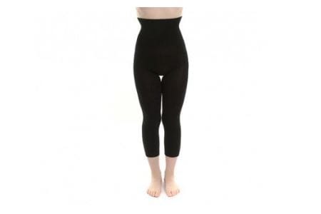 膝まで温かシルクとコットンのはらまきパンツ(7分丈)・ブラック///腹巻 お腹 冷え 冷え症 温活 暖か 温か シルク 綿 レディース ファッション インナー 保温 はらまき 無縫製 肌触り 日本製 奈良県 広陵町