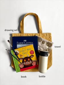 べんがら染めコットントートバック（古色・グレー）