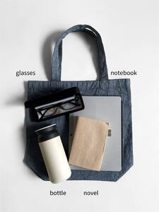 べんがら染めコットントートバック（古色・グレー）