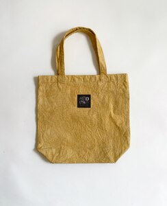 べんがら染めコットントートバック（鬱金・イエロー）