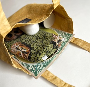 べんがら染めコットントートバック（鬱金・イエロー）