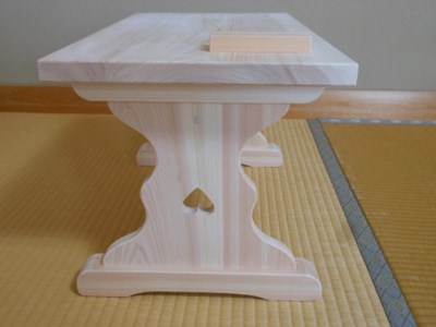 落語道具（見台、小拍子）《吉野杉・桧の木工房エンゲルベルク社》吉野 桧 ひのき 落語