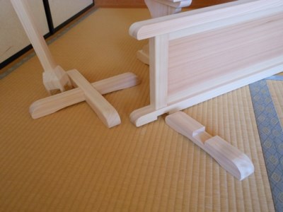 落語道具(4点セット)《吉野杉・桧の木工房エンゲルベルク社》吉野 桧 ひのき 落語