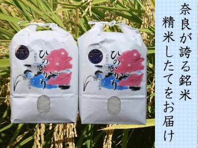 無洗米大和銘米ひのひかり5kg×2《大西米穀店》 | 奈良県吉野町