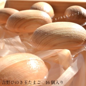 吉野ひのき玉たまご　16個入り《株式会社南都木材産業》