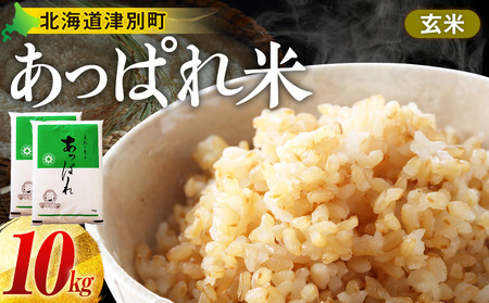 【令和7年産・早期予約受付】北海道産 津別町あっぱれ米（玄米）10kg | 米 お米 新米 玄米 国産米 農家直送 産地直送 北海道 津別町 送料無料