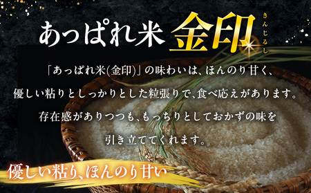 【令和7年産・早期予約受付】北海道産 津別町あっぱれ米（精米）金印 10kg | 米 お米 新米 白米 精米 国産米 農家直送 産地直送 北海道 津別町 送料無料
