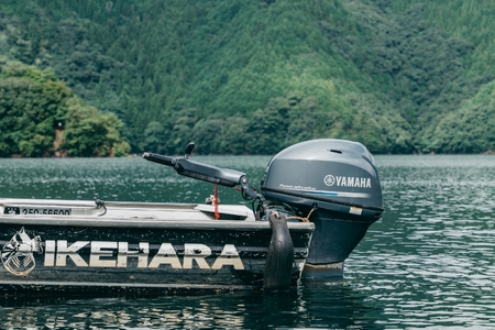 池原ダム レンタルボート【ウィザード396B 30馬力】クラブ池原 バス釣り 1日乗船券 