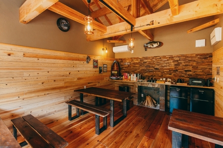 フィッシングロッジ スタンダードプラン(朝食用軽食付き)ペア1泊2日宿泊券 奈良県下北山村